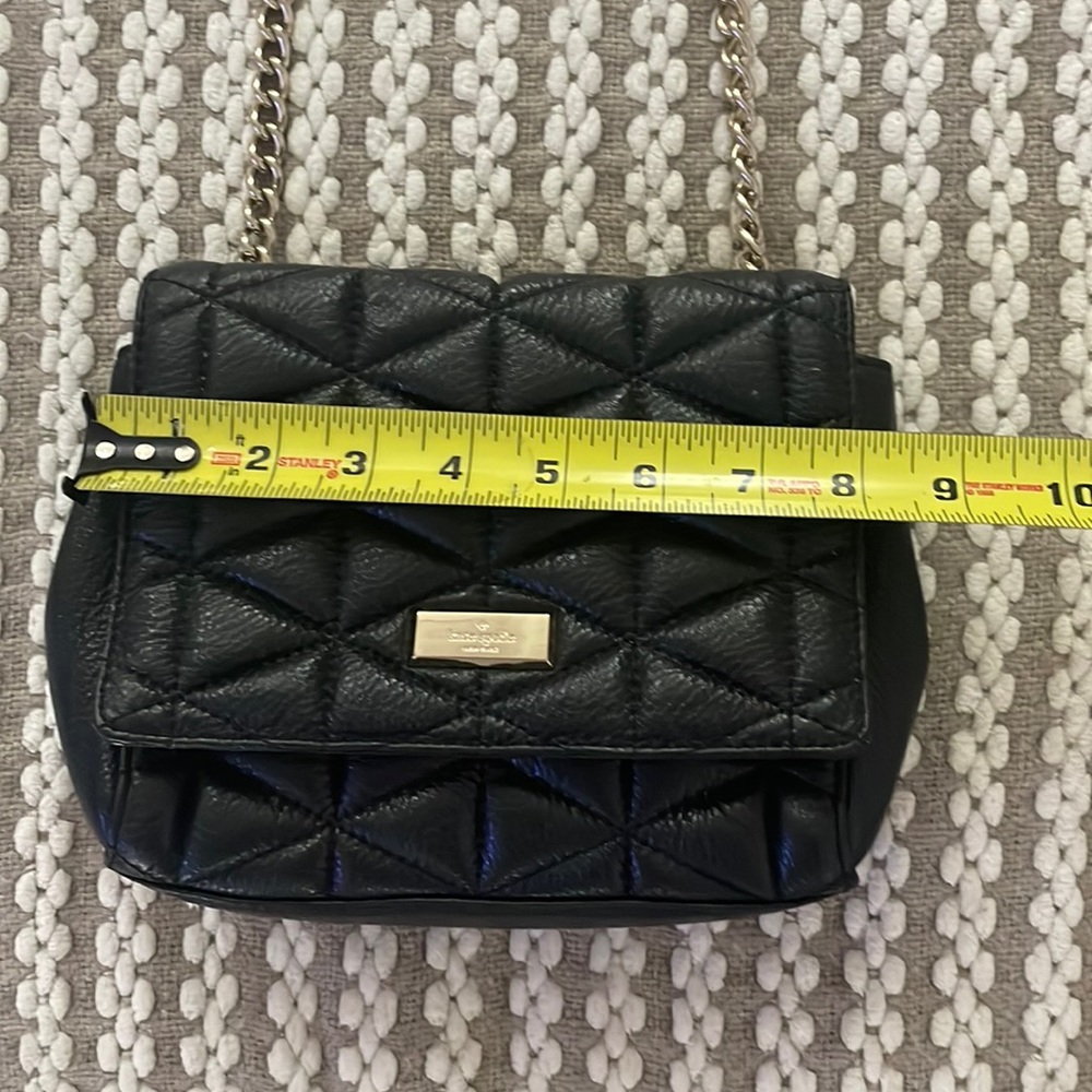 Kate Spade ♠️ black quilted purse - Picture 7 of 13
